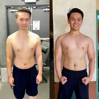 Namanh's before and after transformation